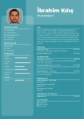 Muhasebeci Cv Örnekleri cv indir
